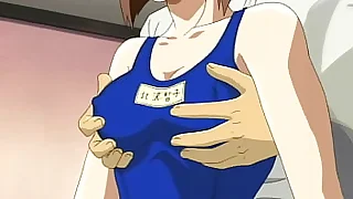 Hentai  Step Father Can039t Resist Touching his Young Step Daughter thither a Swimsuit Uncensored