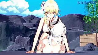 Shenhe and Lumine and Miko Yae and Raiden Shogun critical futanari sex  Genshin Impact Hentai
