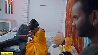 Innocent wife fucking Infront of Helpless Husband!