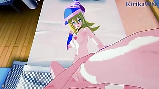 Dark Magician Girl and Yugi Mutou intense sex  YuGiOh! Crusade Monsters Hentai