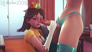 Futa Princess Peach amp Rosilina fucks Pirncess Iceman