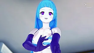 An down in the mouth dream with Mememe chan from the music video JOI