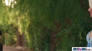 Asian milf Dana Vespoli dominates busty lesbian Kenna James