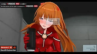 Uncensored Hentai animation Asuka Footjob and Make a ballsup of Retire from Instruction ASMR Earphones recommended
