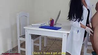 doutora jennyfer resolve problema de ereccedilatildeo durante exame!