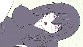 Ender chan flowed alien Steve ! Minecraft hentai  cartoon porn  2d