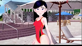 Violet Parr bikini footjob and blowjob POV  The Incredibles  Short watch the full summary primarily Overheated and extra scenes primarily premium