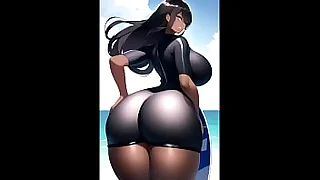 Cute girls in swimsuit with big tits and irritant compilation