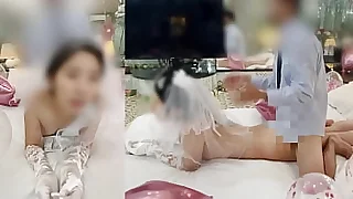 【寝取られ結婚式】「旦那より気持ちいいhellip中出ししてhellip！」新妻の不倫・托卵・背徳感