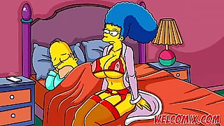 Margy039s Revenge! Cheated on her husband with several men! The Simptoons Simpsons