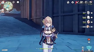 Jean fucked in her office POV blowjob  Genshin Impact  Easy