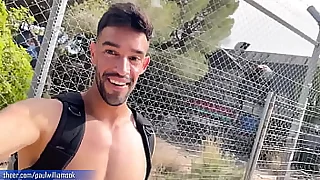 Crazy hot male walks naked into an abandoned building A must see experience