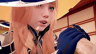 Genshin Impact hentai chapter with Lisa l 3d animation Hentai