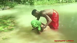 EBONY AFRICAN WIFE FUCK HER Guru DURING Gas main BAPTISM  FULL VIDEO ON XVIDEO RED