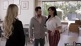 MILF real estate agent Lilly Alarm makes husband cheat on his latina wife Mona Azar