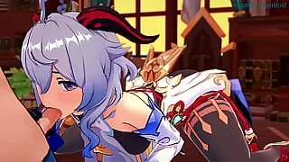 Ganyu need specifics pointer between his legs in a extremist amusement