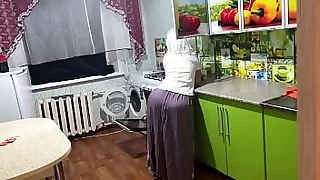 Stepmom is thus in the kitchen together with wants anal sex for say no to mature together with big ass
