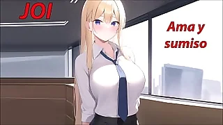 JOI  Ama y sumiso en la oficina Obedece y te permitireacute correrte