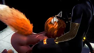 Furry Hentai  Anubis the dogboy with a foxygirl in a toilet  Japanese Asian Manga Anime Film Game Porn