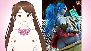 Try Not To Cum Challenge to Hentai Overwatch Rule 34 Lewd VTuber