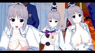 【エロゲーコイカツ！】東方 物部布都におっぱい揉みまくりH！3DCG巨乳アニメ動画東方プロジェクト【ヘンタイゲーム とうほう もののべのふと】