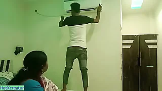 Indian cheating wife XXX hot sex with ac technician! Bhabhi sex