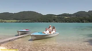 veritable public german beach fuck orgy