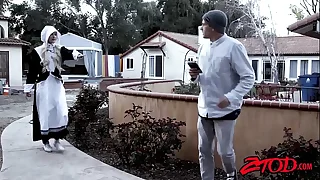 Naughty Emma Hix licked and riding after Amish seduction