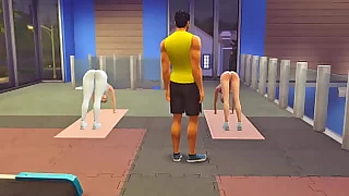 Mulher na academia dando pro manifold the sims 4