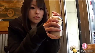 When playing with her soggy pussy with hand she comes more seriously and does not hesitate to select cock and suck it into her mouth