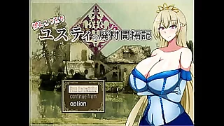 Abandoned village pickup of Princess Ponkotsu Justy PornPlay Hentai game Ep1 Lazy princess with giant breasts