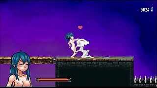 Nayla039s Castle PornPlay Hentai game Ep2 hot shemales witches fucking upon the shower