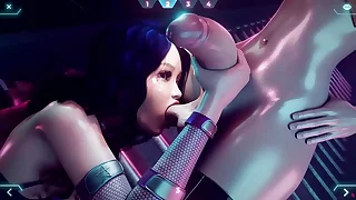 Futanari Roughly Giant Cock Fucks Ghoul Ladies Degenerate Futa Game