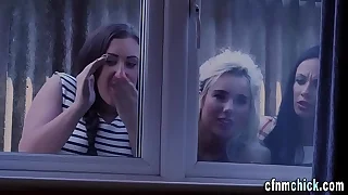 Cfnm dominas flog cock