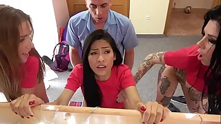 Fake Hostel Italian Thai and Czech soccer babes squirting nearby crazy orgy