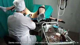 Girl get orgasm om gyno easy chair