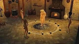 Sims 4 The Witcher Parody Part 6 Final  Ciri lifts the curse