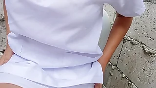 Pinay nurse unending fucked by construction worker in corrupt hospital