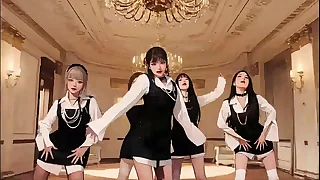 Sexy Girls Winking and Singing AI Animation