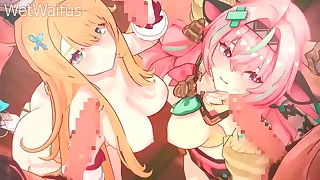 Escoffier and Varesa Double Be hung up on Jugs  Genshin Impact Hentai