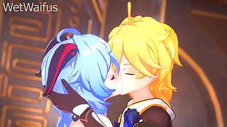 Ganyu with the addition of Aether Intimate Sex Compilation  Genshin Impact Hentai