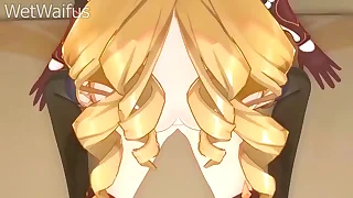 Navia has Passionate Sex roughly her Partner  Genshin Impact Hentai