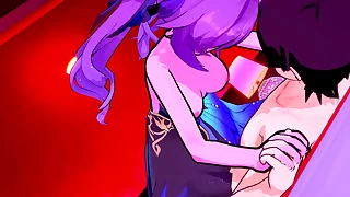 Keqing intense Sexual congress at a Love Hotel  Genshin Impact Hentai