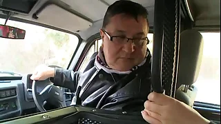 Hadjara catches a ride with an old man