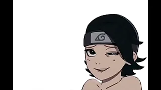Sarada está obsesionada restudy naruto
