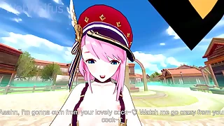 Charlotte Has Coitus after obtaining Horny during an Interview  Genshin Impact Hentai