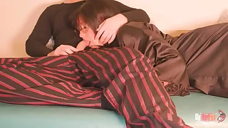 StepMommy  StepSon Share a Daybed