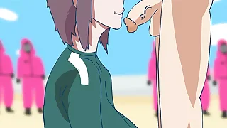 Squid game hentai compilation