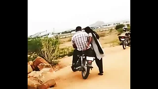 Tamil girl pressing knockers over her Bf