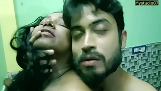 Indian hot 18yrs caitiff public schoolmate rough sex fastened stepsister!! nearly erotic dirty talking